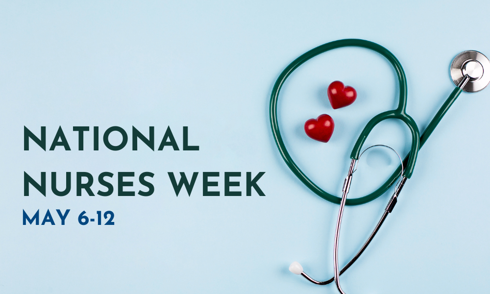 National Nurses Week Flyer with Hearts