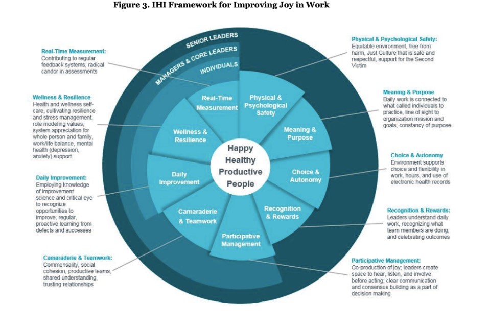 IHE Framework for Improving Joy in Work Figure 3