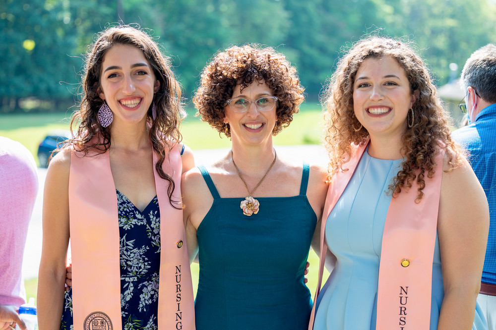 From left to right: Marissa McFadden, RN, Lisa McFadden, RN, BSN, OCN, and Nicole McFadden, RN