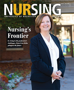 Nursing magazine cover featuring our new Dean Lisa Kitko