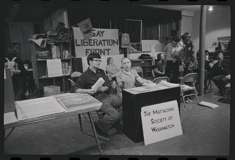 Photo citation: Manuscripts and Archives Division, The New York Public Library. (1969 - 1972). Gay Liberation Front meeting at Washington Square Methodist Church Retrieved from https://digitalcollections.nypl.org/items/739bde20-2725-0137-e94a-2fbe9c17ddfc