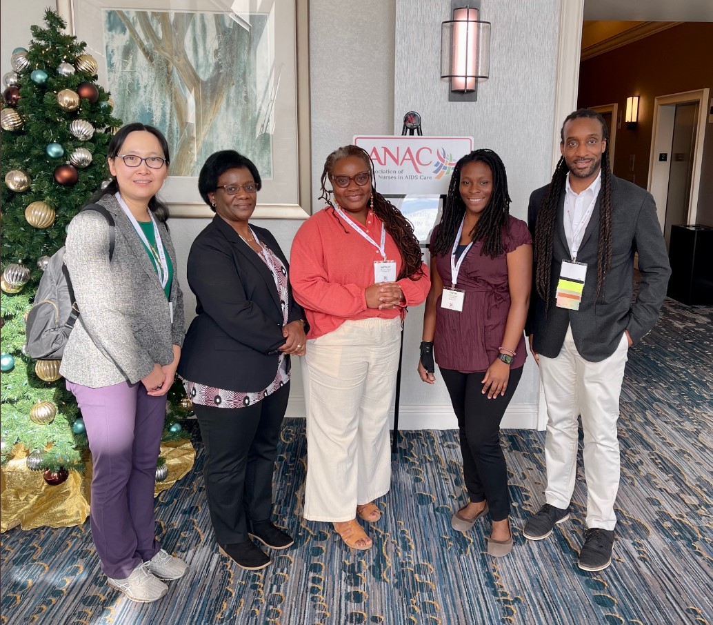 Chen Zhang (left) and colleagues from UR Nursing attend last year's ANAC conference.